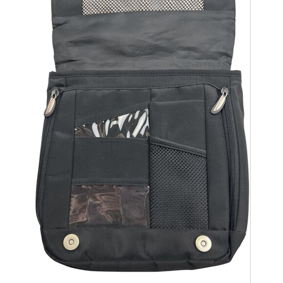 Travelon Crossbody Sling Backpack Anti Theft Travel Bag Black Adjustable Strap - Picture 6 of 13